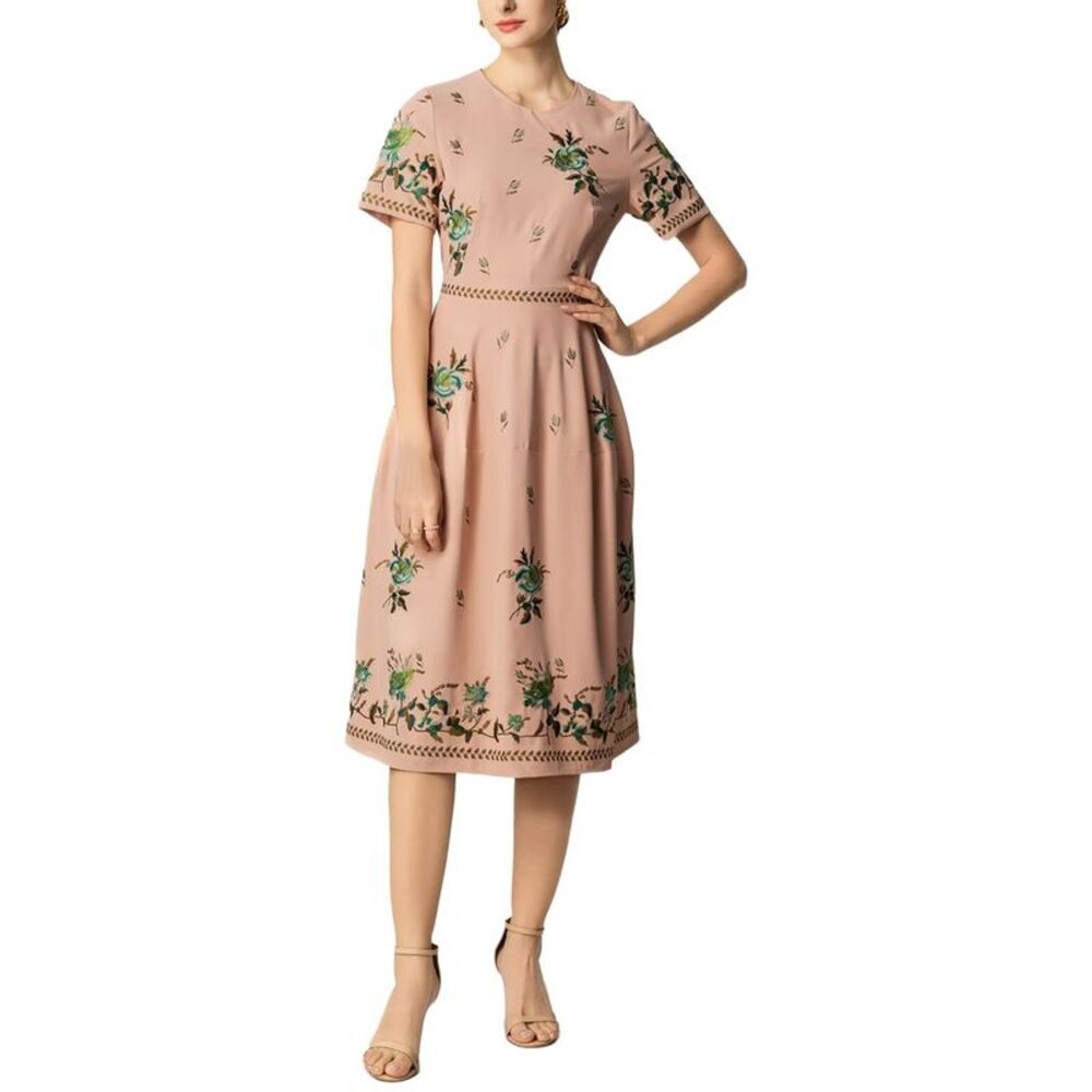 Adele Berto Womens  Midi Dress